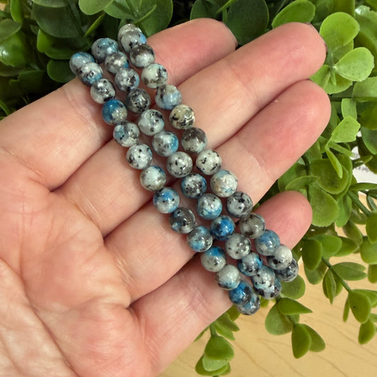 K2 Jasper Bead Bracelet - 6mm