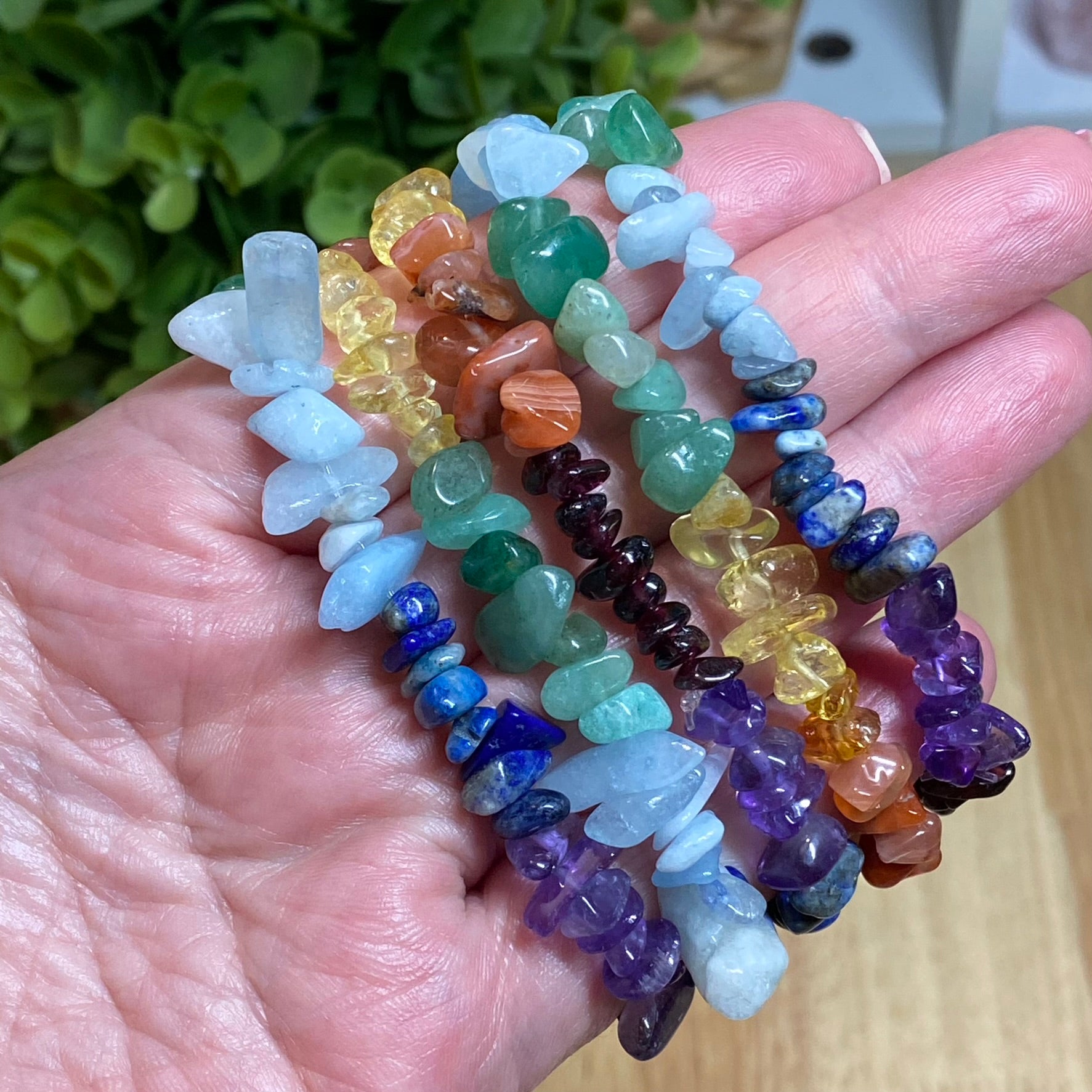 Chakra chip online bracelet