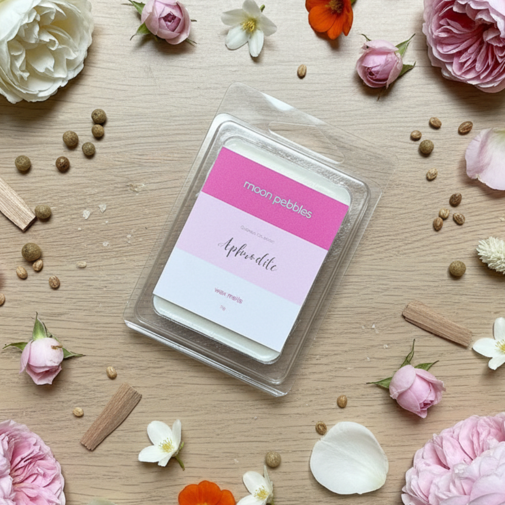 Aphrodite Wax Melts Flat Lay