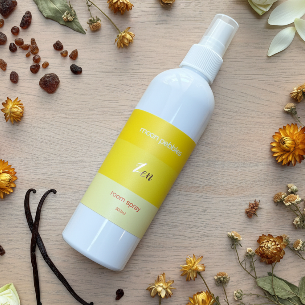 Zen Room Spray Flat Lay