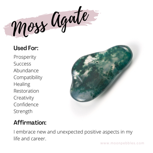 Moss discount agate properties