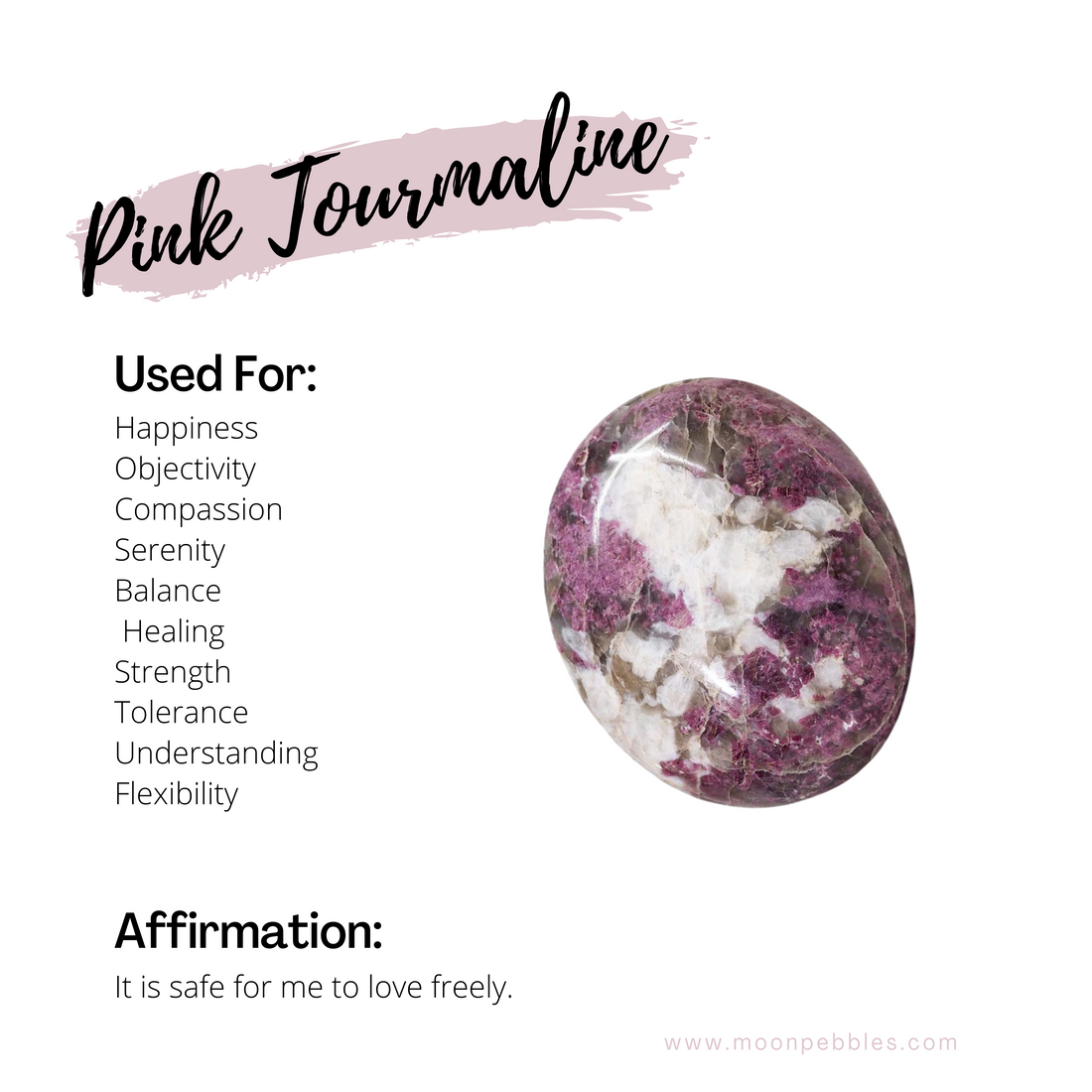 Healing Properties of Pink Tourmaline – Moon Pebbles