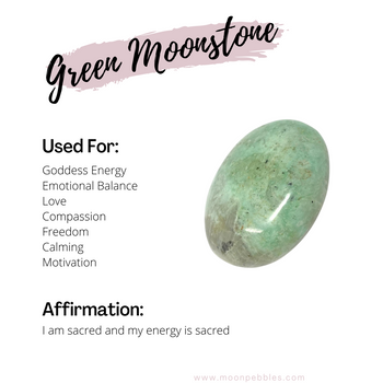 Healing Properties of Green Moonstone – Moon Pebbles