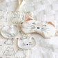 White Cat Face Satin Sleep Mask