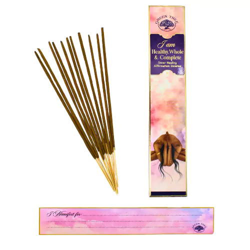 Affirmation Incense Sticks - I am Healthy, Whole & Complete