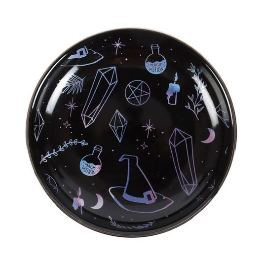 Crystal Witch Print Trinket Dish