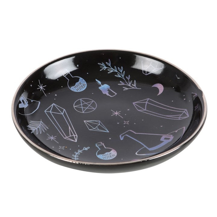 Crystal Witch Print Trinket Dish