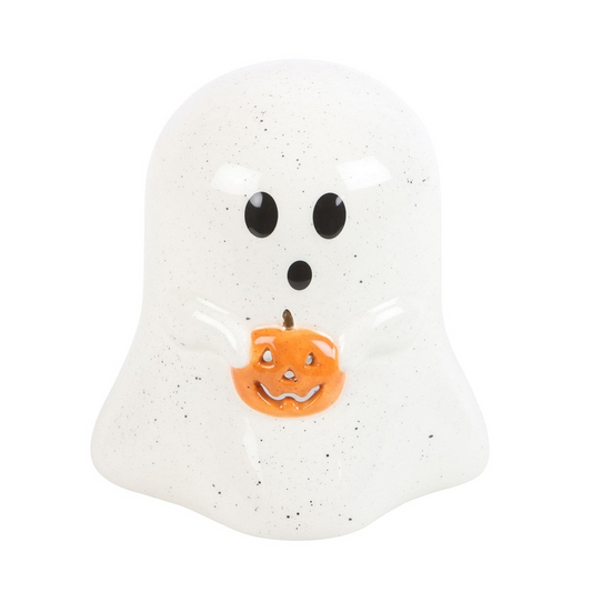 Ghost Shaped Halloween Tealight Candle Holder