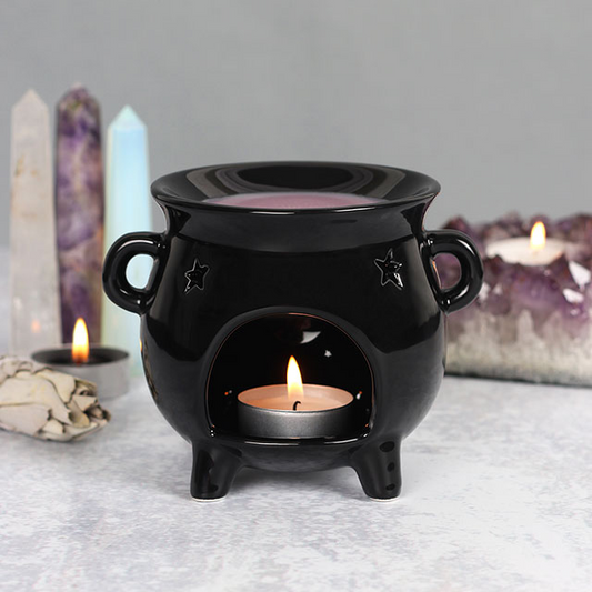 Gothic Black Cauldron Wax Warmer