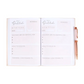 Gratitude Journal Notebook with Rose Quartz Crytal Chip Pen