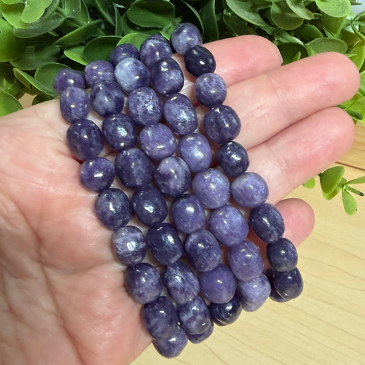 Lepidolite Pebble Bracelet