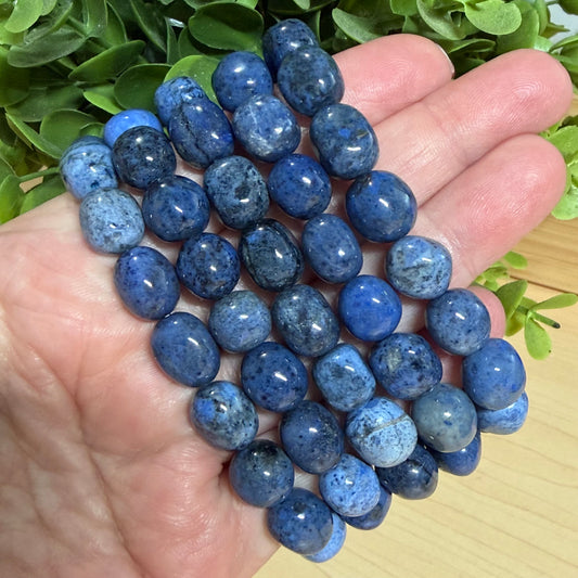 Dumorterite Pebble Bracelet