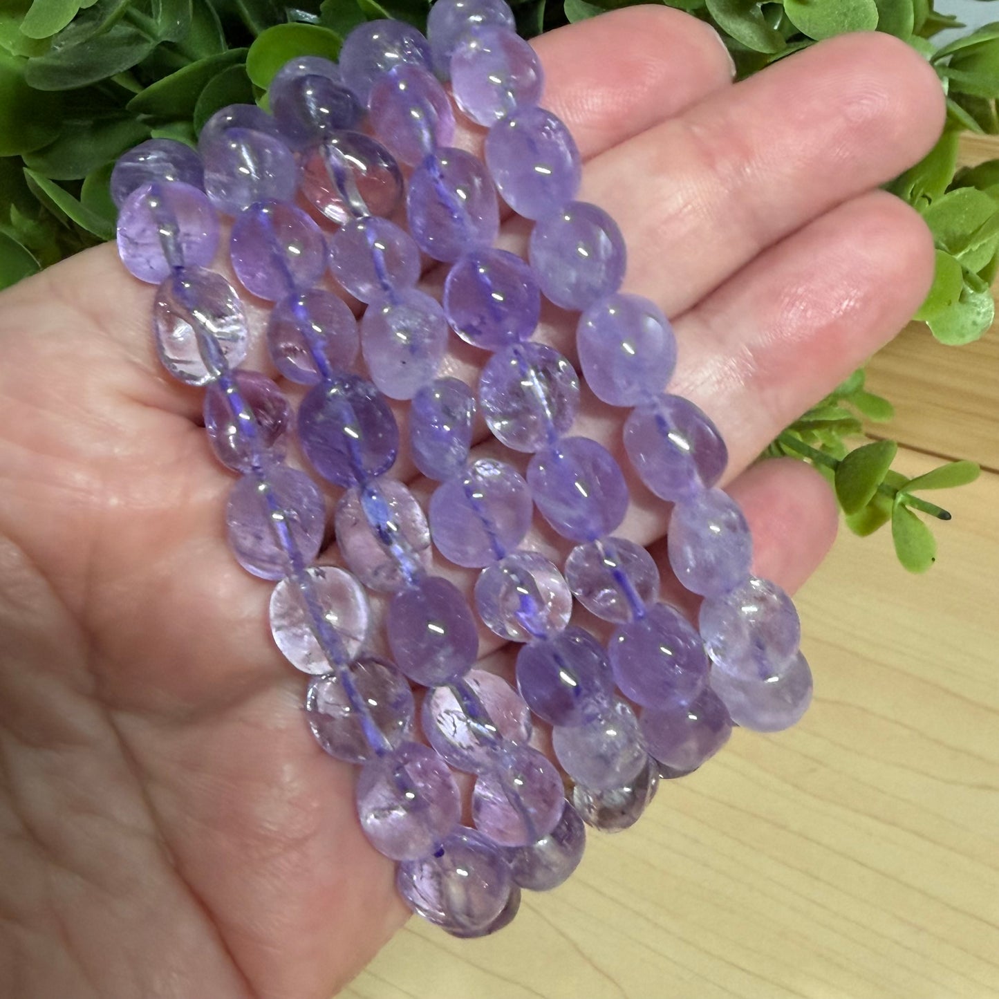 Amethyst Pebble Bracelet
