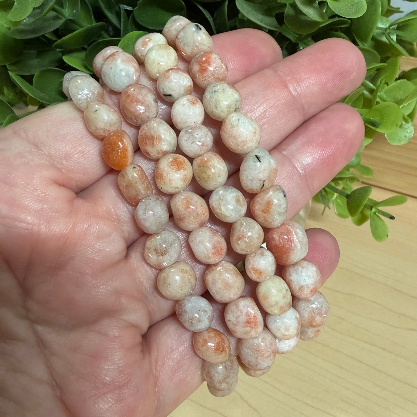 Sunstone Pebble Bracelet