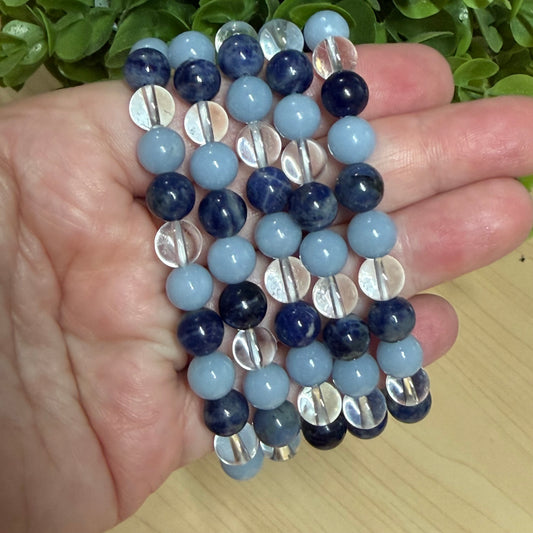 Communication Bead Bracelet - 8mm