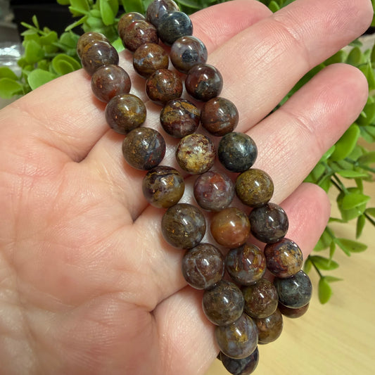 Pietersite Bead Bracelet - 8mm