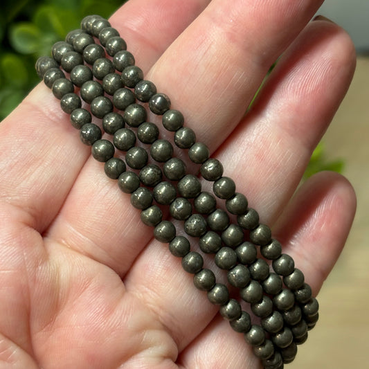 Hematite Bead Bracelets - 4mm