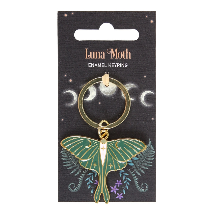 Dark Forest Collection: Luna Moth Keyring