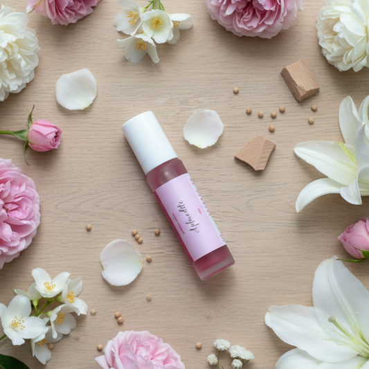 Aphrodite Perfume Roll-On Flat Lay