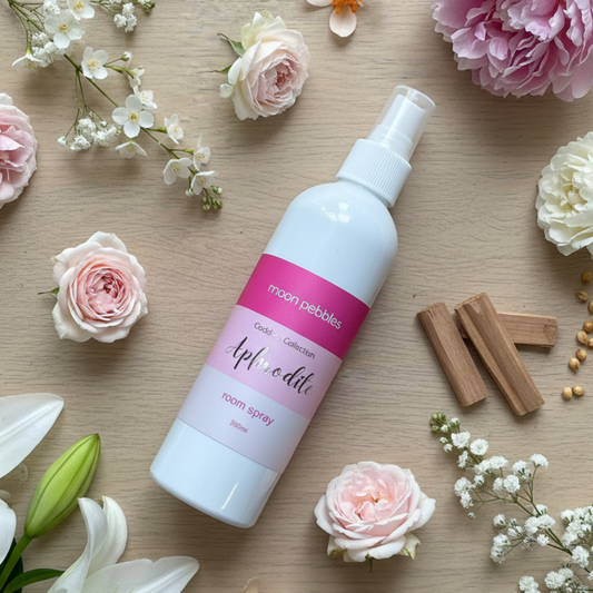 Aphrodite Room Spray Flat Lay