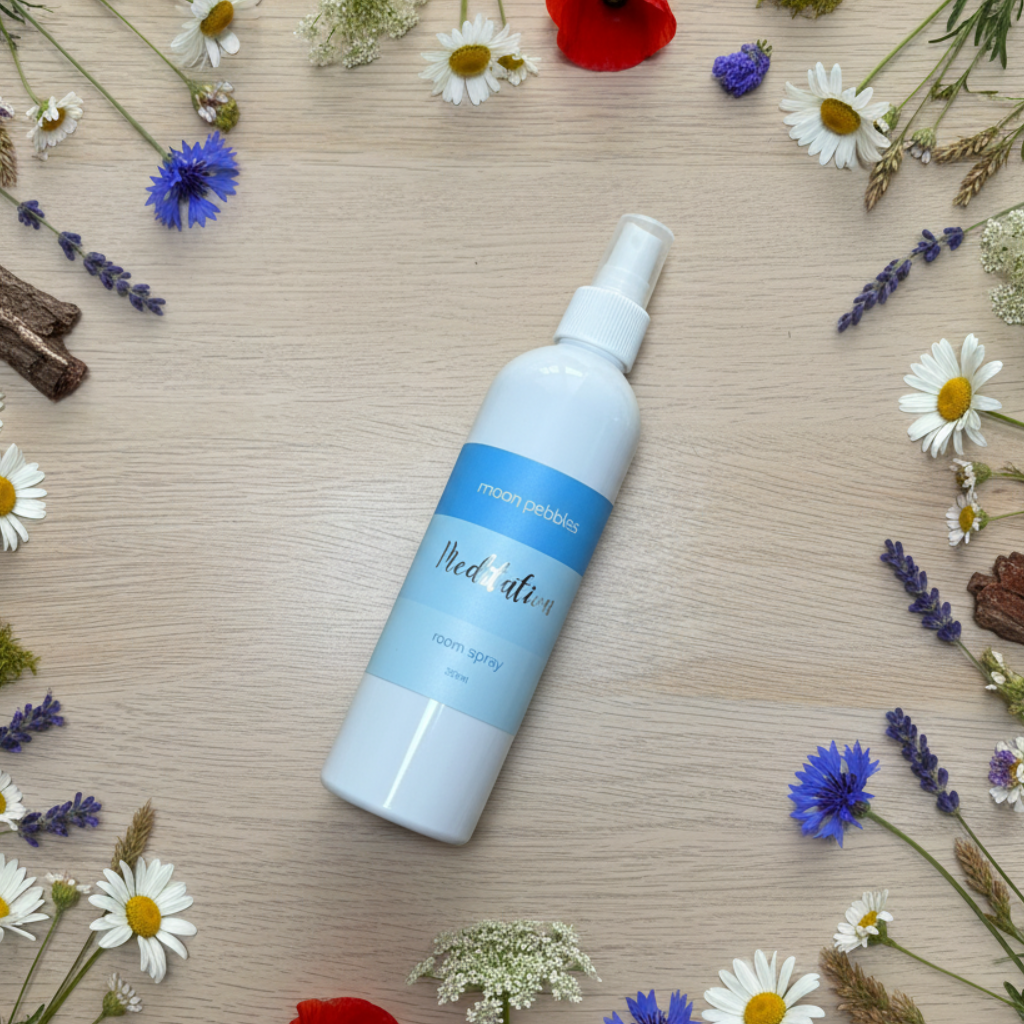Meditation Room Spray Flat Lay