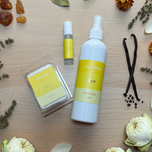 Zen Fragrance Set Flat Lay