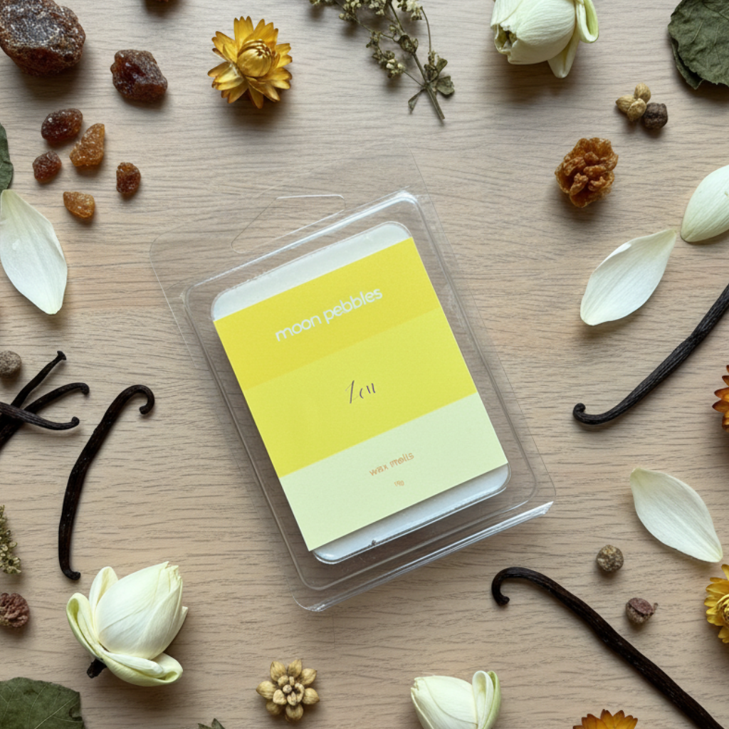 Zen Wax Melts Flat Lay