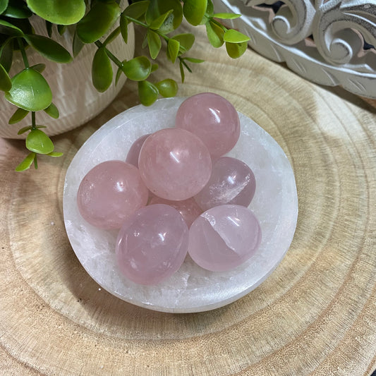 Rose Quartz Round Tumbles