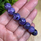 Charoite Bead Bracelet - 12mm - Transformation, Sleep and Unconditional Love