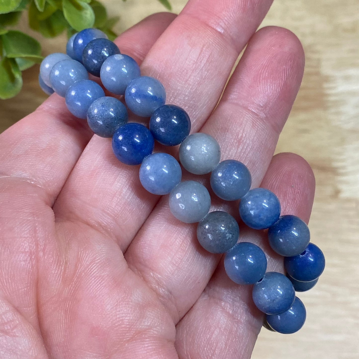 QAMARA BUTIQ Gelang Kristal Blue Aventurine + Sodalite Natural Crystal  Healing Bracelet | Shopee Malaysia