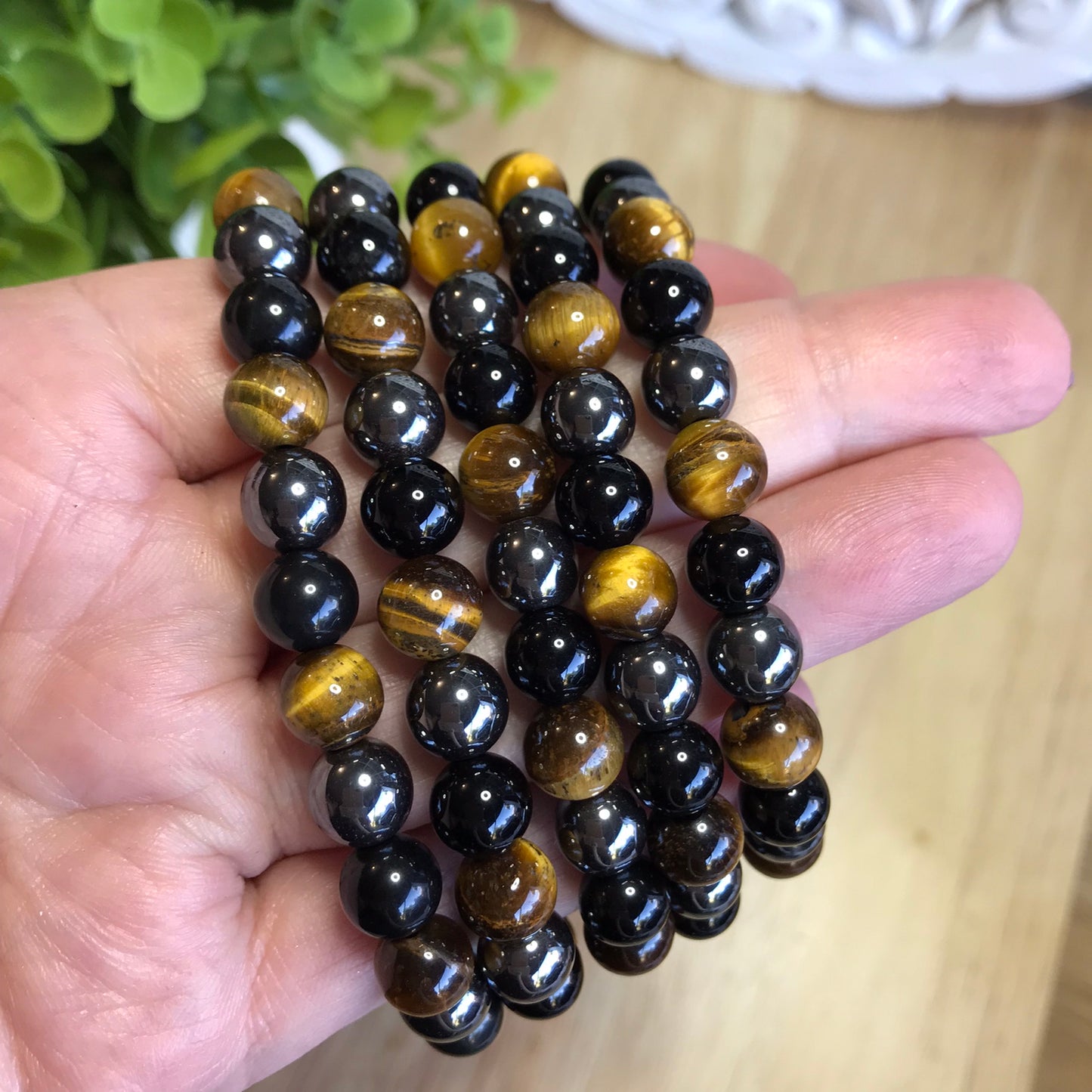 Triple Protection Bead Bracelet - 8mm