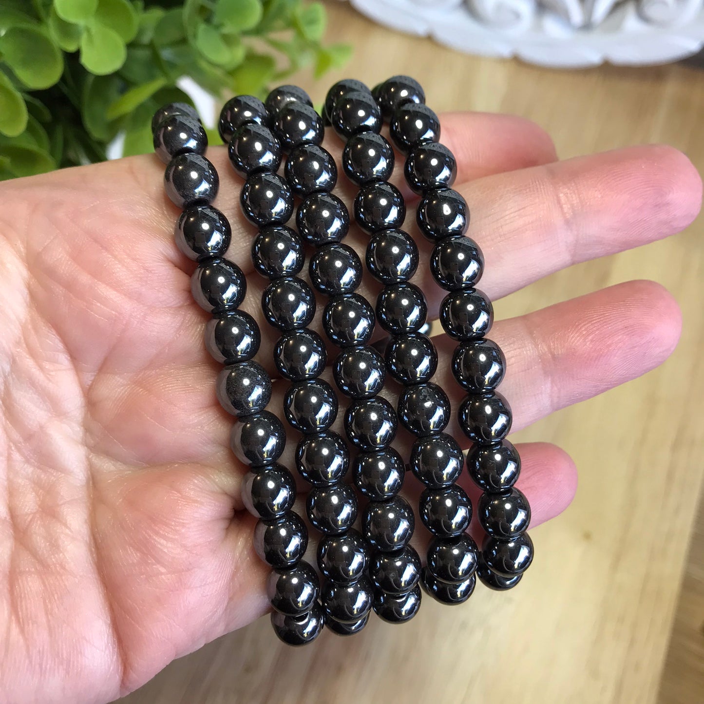 Hematite Bead Bracelets - Willpower, Protection and Anxiety